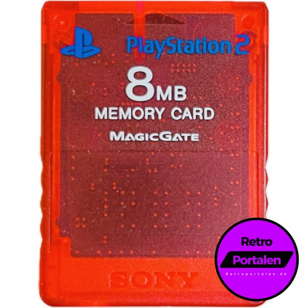 Playstation 2 Memory Card 8 MB (Rd) (PS2)