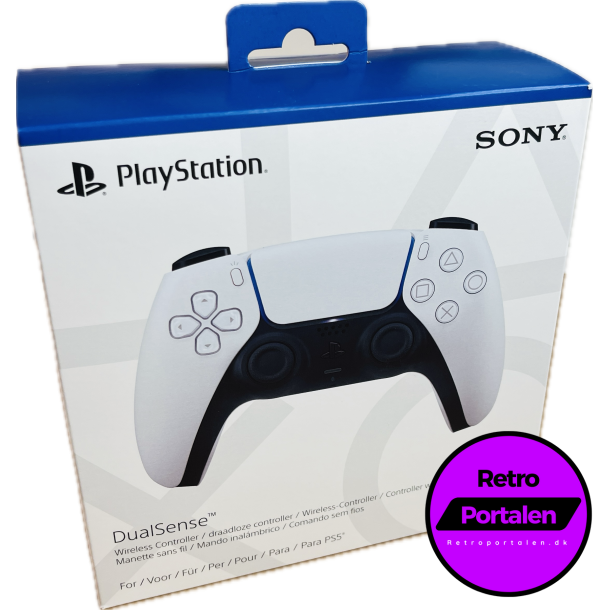 Playstation 5 Wireless DualSense Controller (NY) (White) (711719575856)