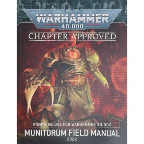 Warhammer 40K Chapter Approved - Munitorum Field Manual 2022 (Engelsk)