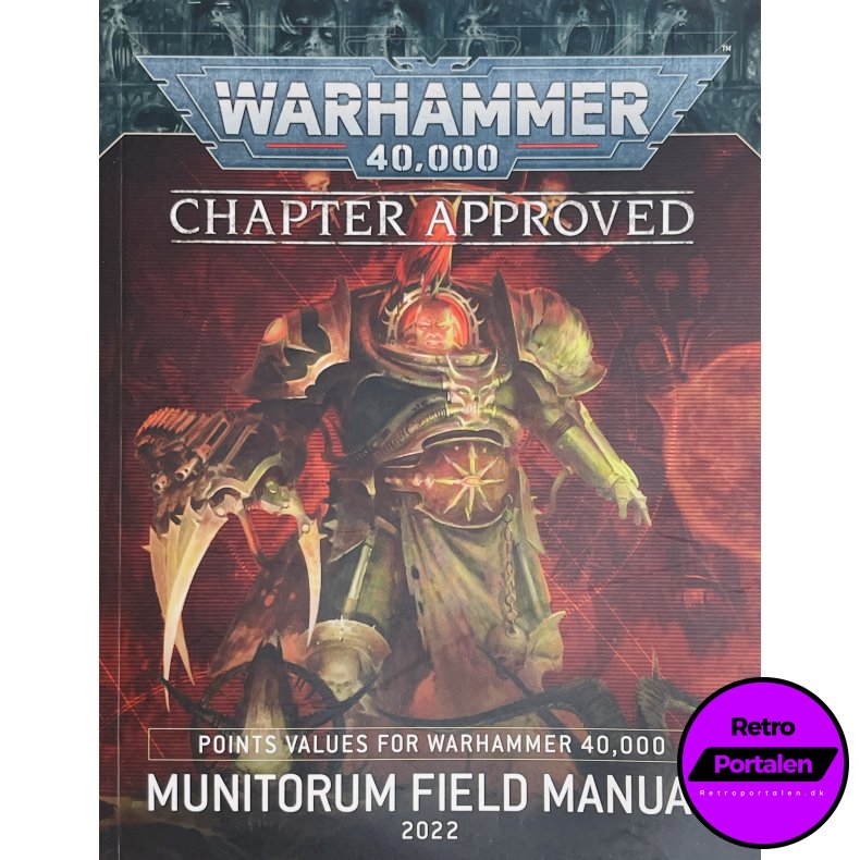 Warhammer 40K Chapter Approved - Munitorum Field Manual 2022 (Engelsk)