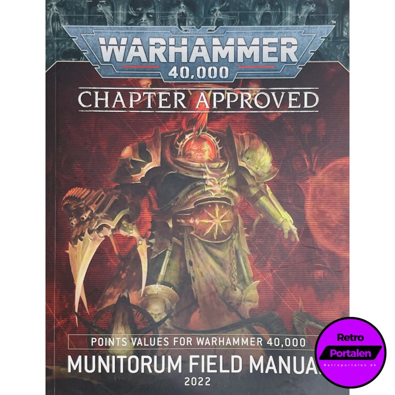 Warhammer 40K Chapter Approved - Munitorum Field Manual 2022 (Engelsk)