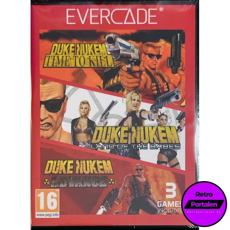 Blaze Evercade Red Cart 34: Duke Nukem Col. 2 (NY) (Evercade)