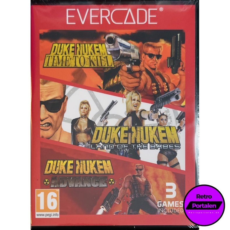 Blaze Evercade Red Cart 34: Duke Nukem Col. 2 (NY) (Evercade)