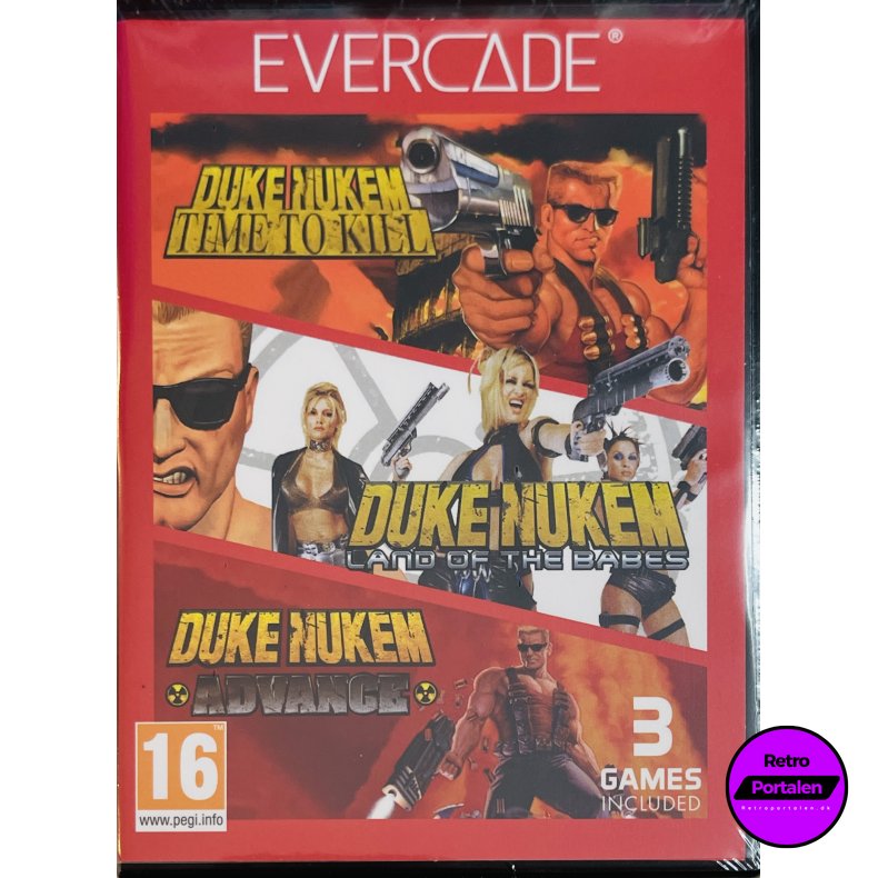 Blaze Evercade Red Cart 34: Duke Nukem Col. 2 (NY) (Evercade)