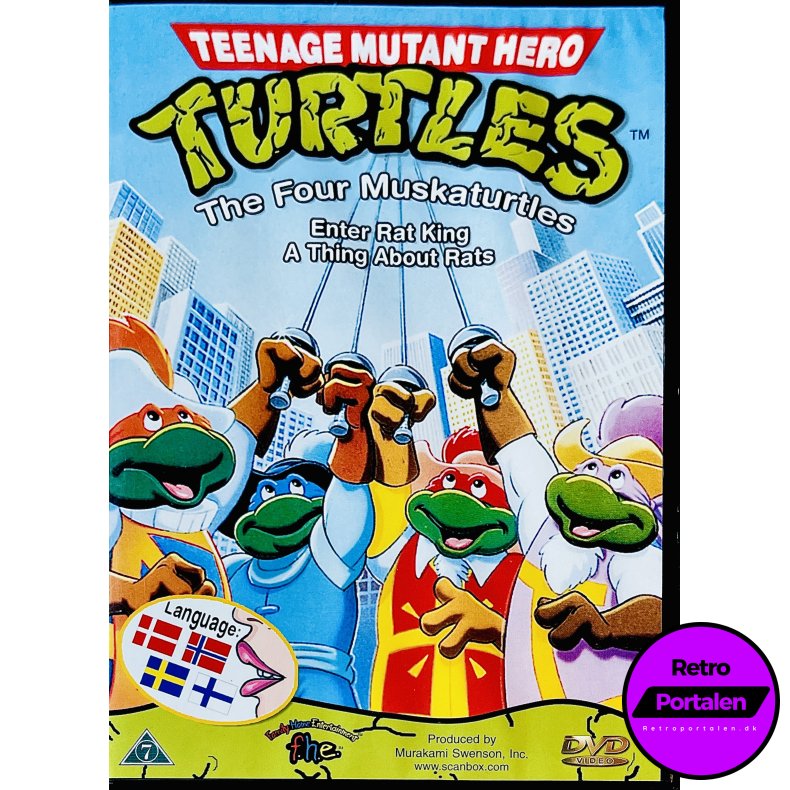Teenage Mutant Hero Turtles Nr. 4: The Four Muskaturtles+Enter Rat King+A. Thing About Rats (DVD)