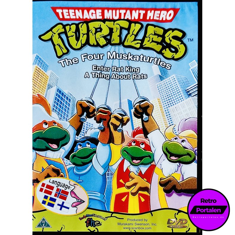 Teenage Mutant Hero Turtles Nr. 4: The Four Muskaturtles+Enter Rat King+A. Thing About Rats (DVD)