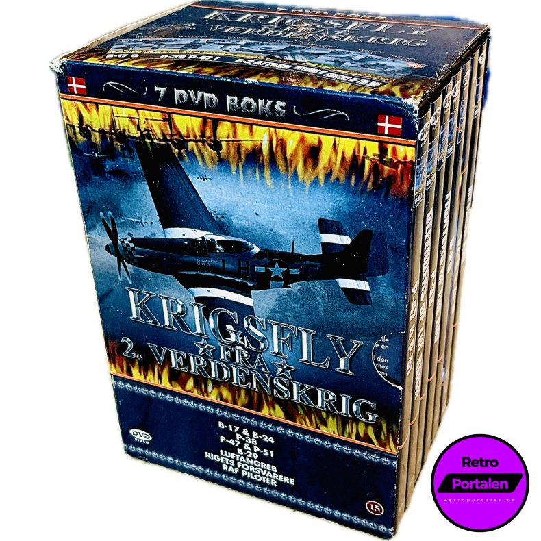 Krigsfly Fra 2. Verdenskrig (7 DVD Boks) (DVD)