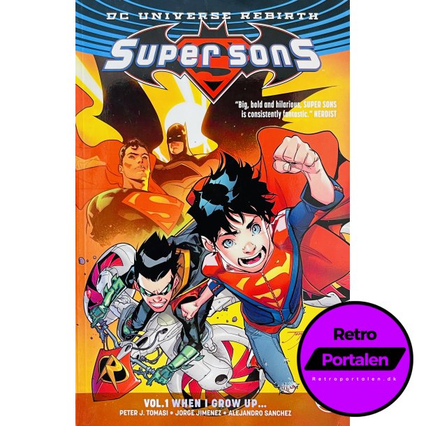Super Sons: When I Grow up Vol. 1 (Tomasi) (Jimenez) (Engelsk) (DC) (Tegneserie)