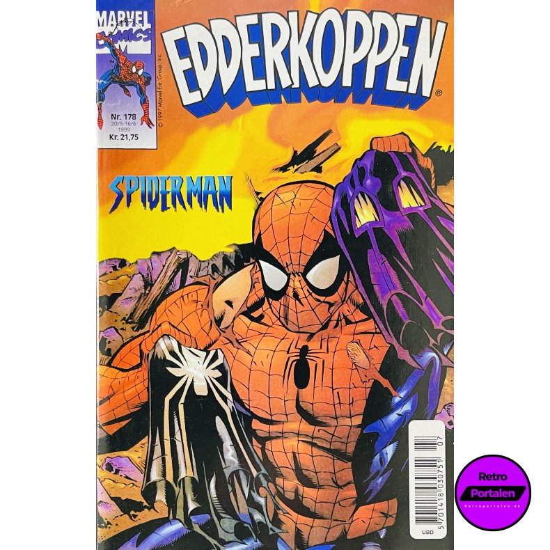 Edderkoppen 1999 Nr. 178 (Dansk) (Marvel) (Tegneserie)
