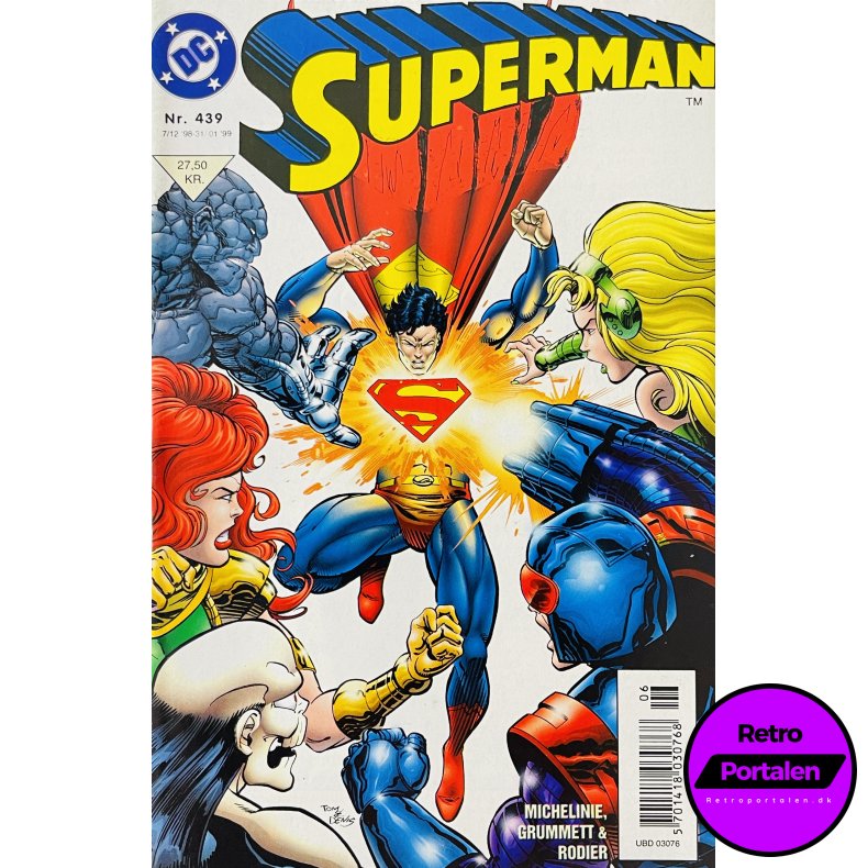Superman 1998 Nr. 439 (Dansk) (DC) (Tegneserie)