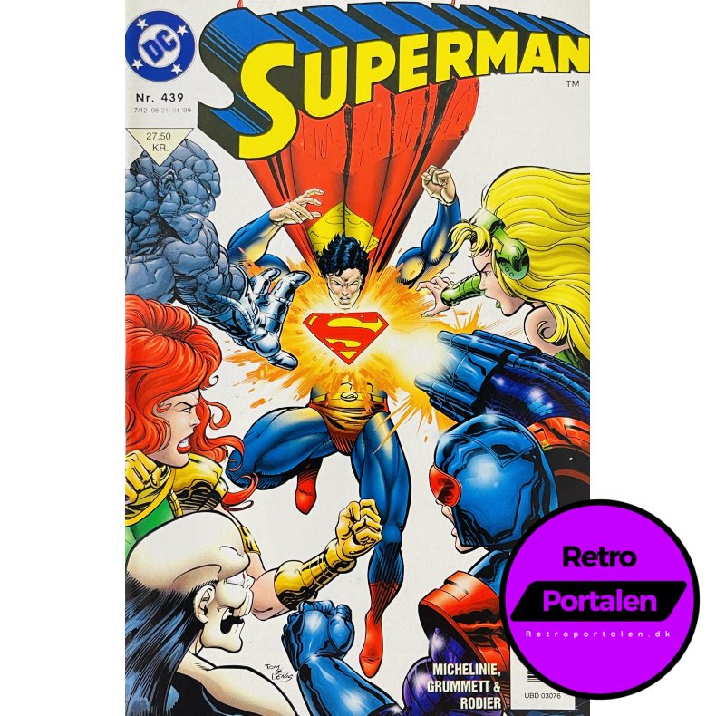 Superman 1998 Nr. 439 (Dansk) (DC) (Tegneserie)
