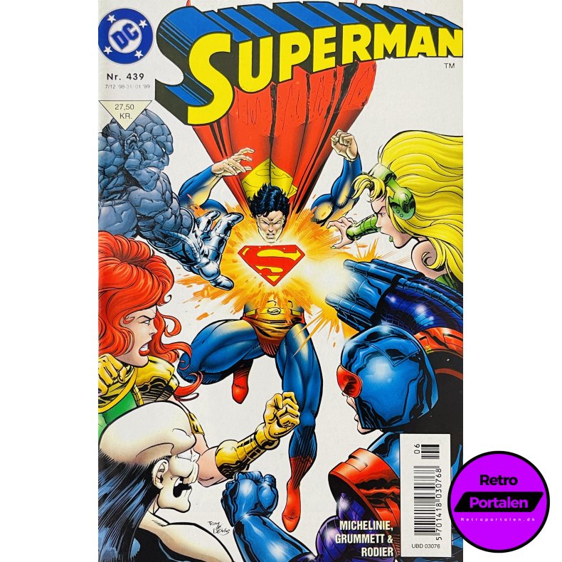 Superman 1998 Nr. 439 (Dansk) (DC) (Tegneserie)