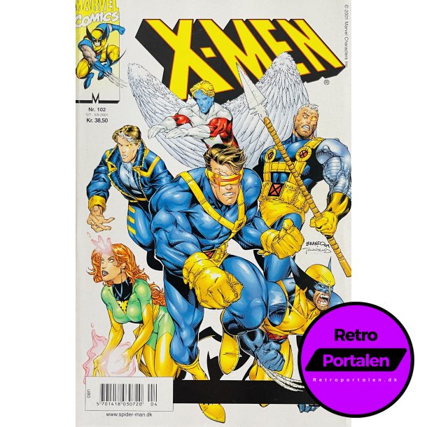 X-Men 2001 Nr. 102 (Dansk) (Marvel) (Tegneserie)