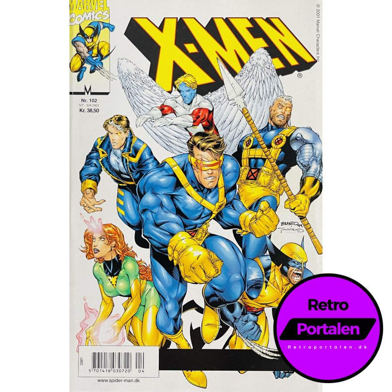 X-Men 2001 Nr. 102 (Dansk) (Marvel) (Tegneserie)
