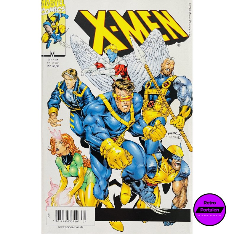 X-Men 2001 Nr. 102 (Dansk) (Marvel) (Tegneserie)