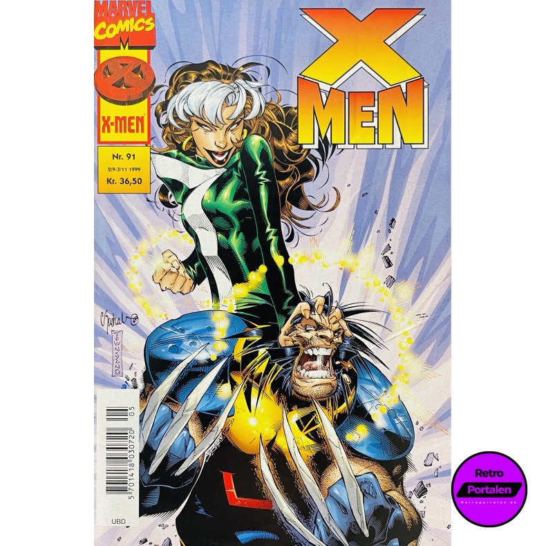 X-Men 1999 Nr. 91 (Dansk) (Marvel Comics) (Tegneserie)