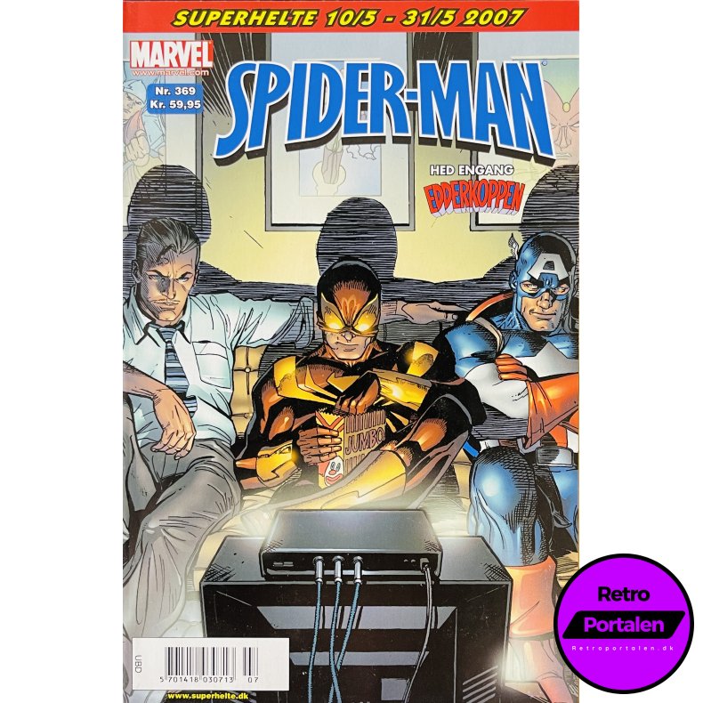 Spider-Man / Edderkoppen 2007 Nr. 369 (Dansk) (Marvel) (Tegneserie)
