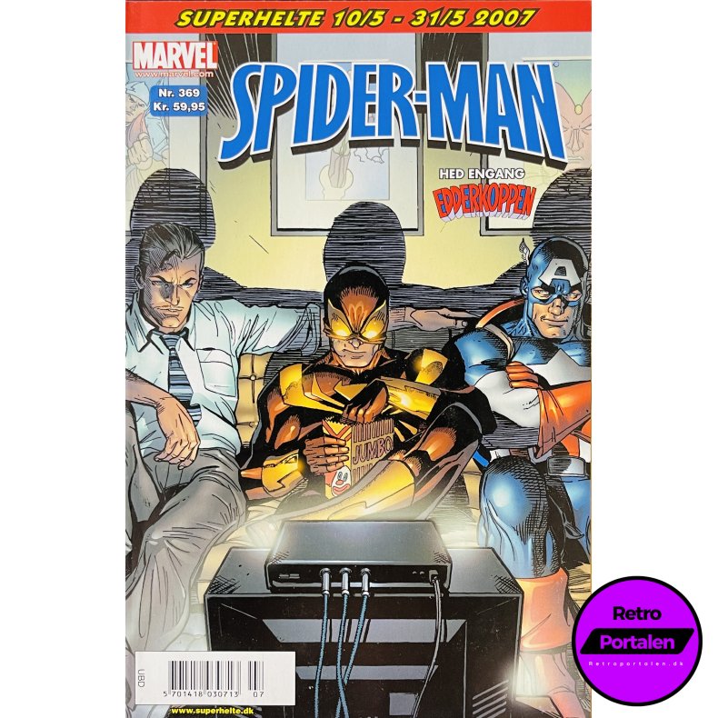 Spider-Man / Edderkoppen 2007 Nr. 369 (Dansk) (Marvel) (Tegneserie)