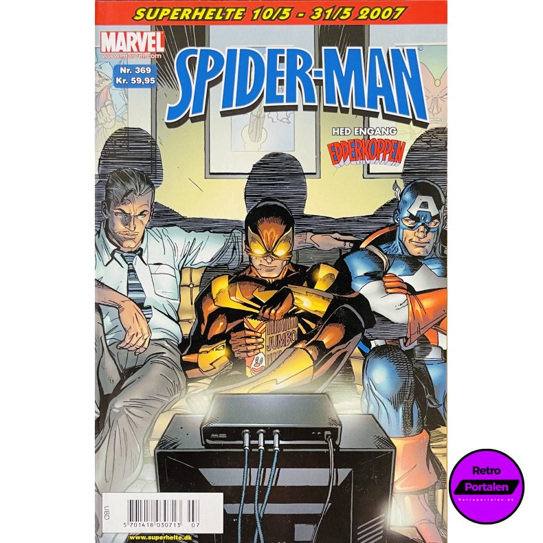 Spider-Man / Edderkoppen 2007 Nr. 369 (Dansk) (Marvel) (Tegneserie)