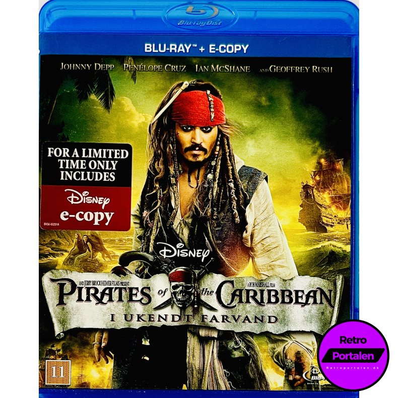 Pirates Of The Caribbean: I Ukendt Farvand (Blu-Ray)
