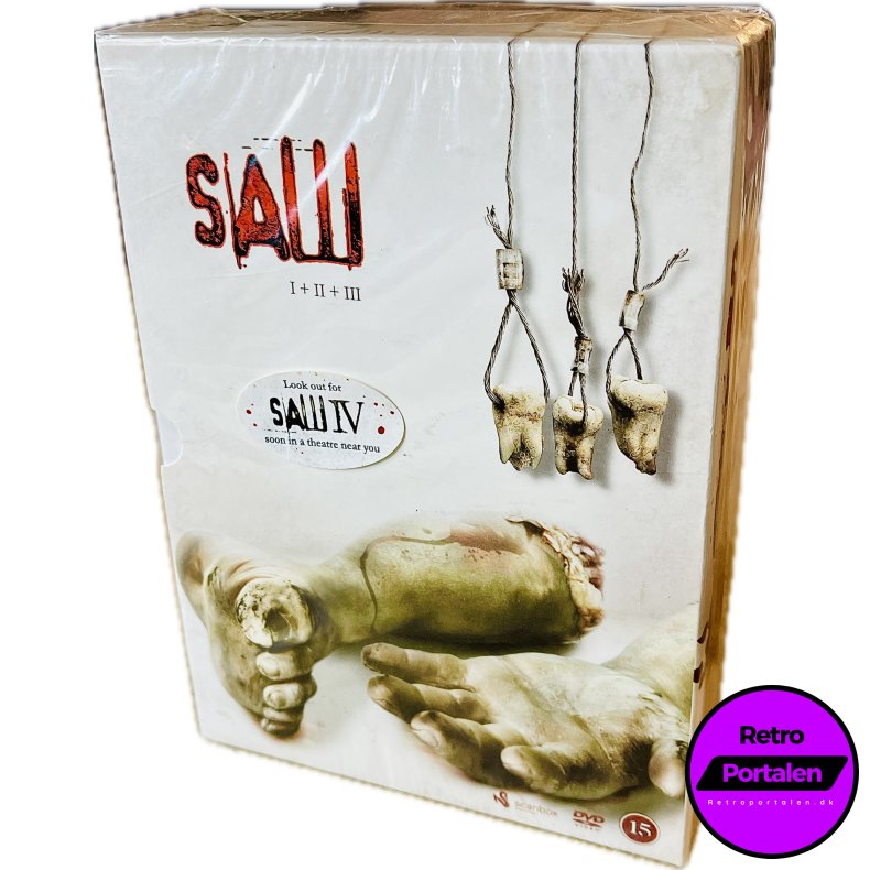 Saw I + II + III (3 Film Boks) (NY) (DVD)