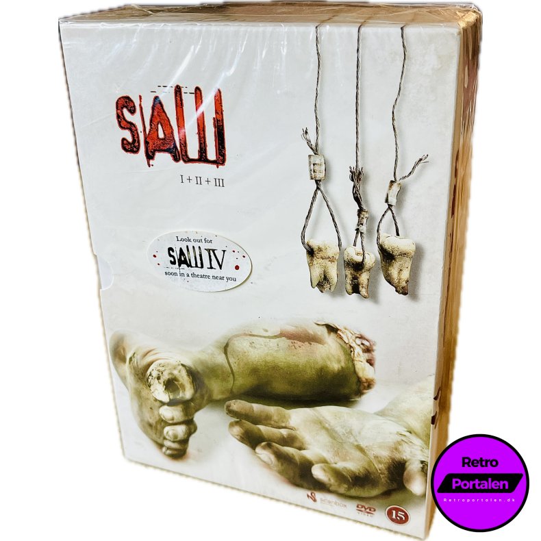 Saw I + II + III (3 Film Boks) (NY) (DVD)