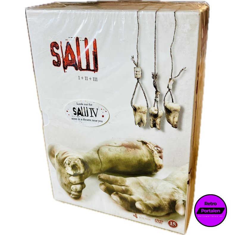 Saw I + II + III (3 Film Boks) (NY) (DVD)