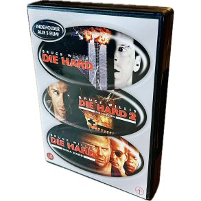 Die Hard + Die Hard 2 + Die Hard Mega Hard (Alle 3 Film Boks) (DVD)