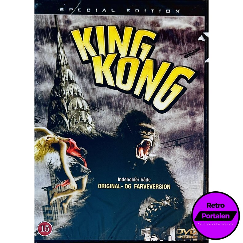 King Kong (Special Edition) (B�de Original Og Farveversion) (NY) (DVD)