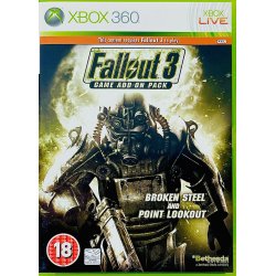 Fallout 3 Game Add-On Pack - Broken Steel And Point Lookout (Xbox 360)