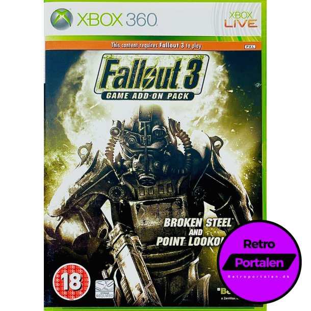 Fallout 3 Game Add-On Pack - Broken Steel And Point Lookout (Xbox 360)