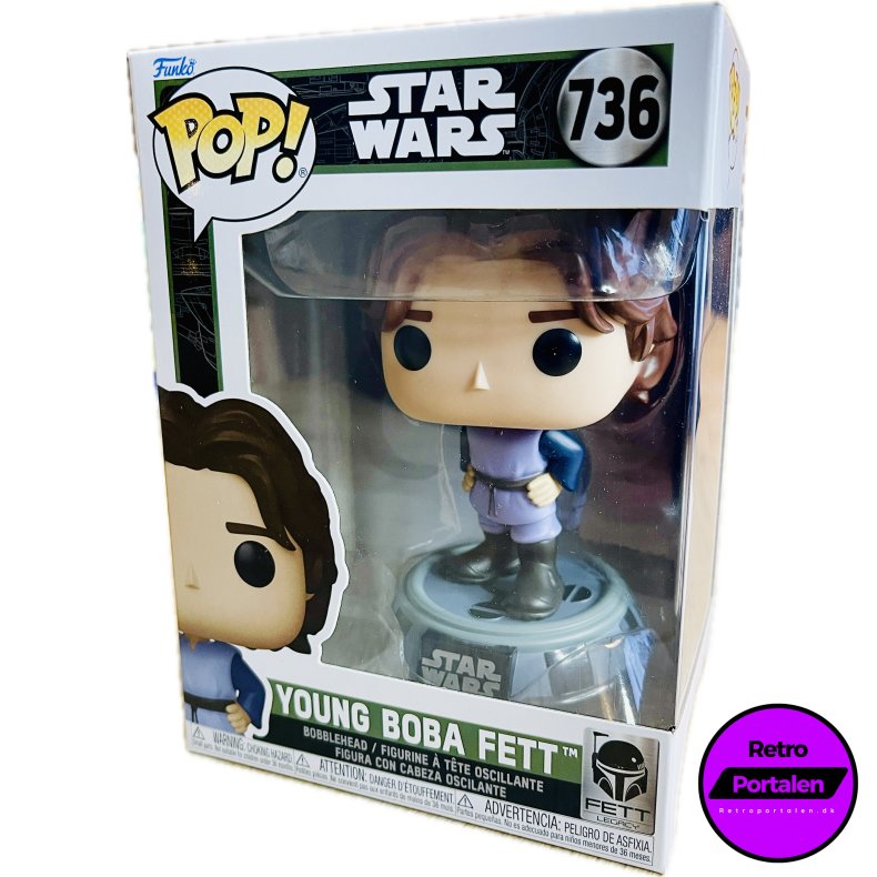 Funko POP! - Star Wars: Young Boba Fett (Nr. 736) (889698827249) (NY)