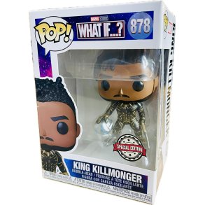 Funko POP! - Marvel Studious What...?: King Killmonger (Nr. 878) (889698562645) (NY)