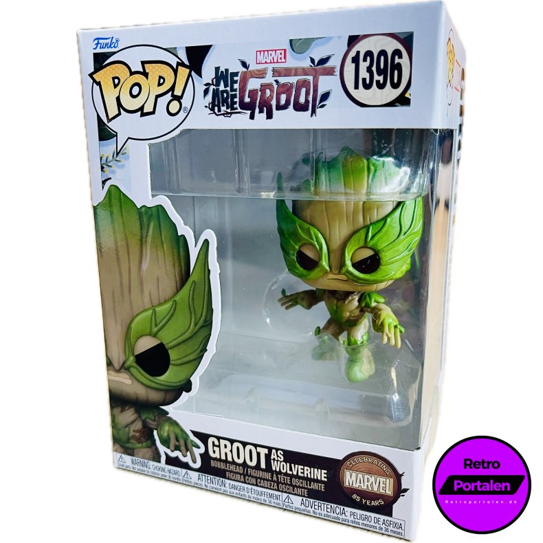 Funko POP! - Marvel We Are Groot: Groot As Wolverine (Nr. 1396) (889698795197) (NY)