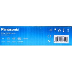 Panasonic DVD-S700EG-K (DVD Afspiller Med HDMI) (Afspiller b�de PAL / NTSC) (NY) (5025232743926)