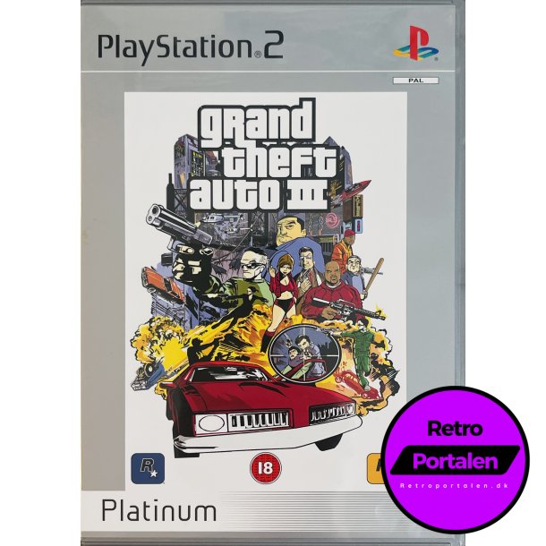 Grand Theft Auto 3 (Platinum) (PS2)