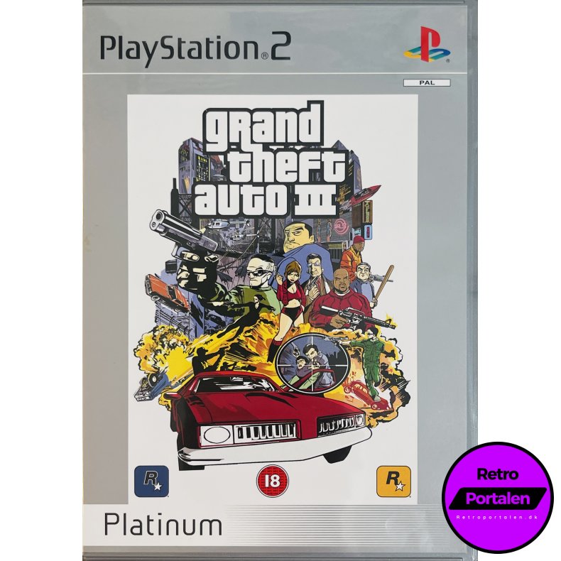 Grand Theft Auto 3 (Platinum) (PS2)