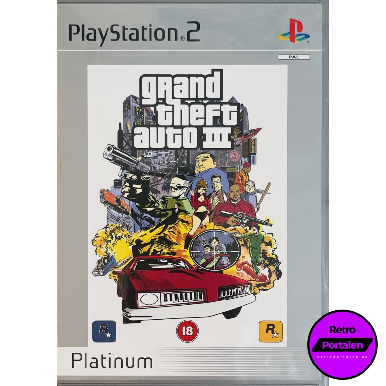Grand Theft Auto 3 (Platinum) (PS2)