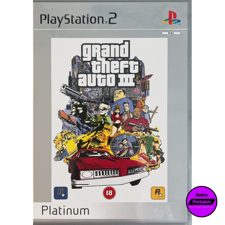 Grand Theft Auto 3 (Platinum) (PS2)