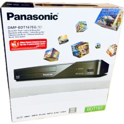 Panasonic DMP-BDT167EG (3D Blu-ray Afspiller Med HDMI)(Afspiller b�de PAL / NTSC)(NY)(5025232837724)