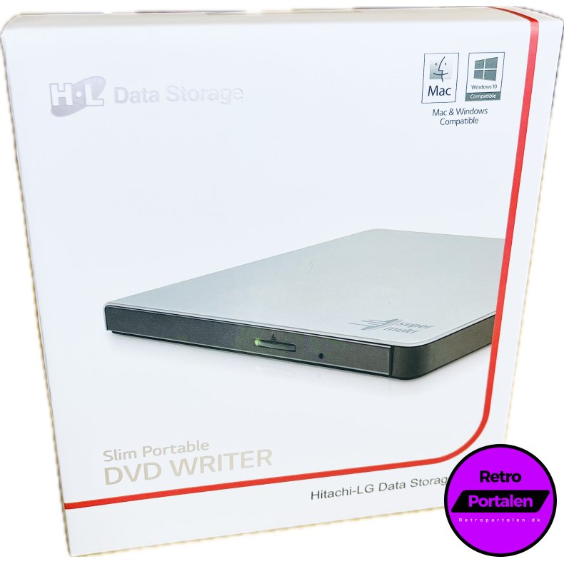 LG GP57ES40 Ekstern Diskdrev (Kr�ver PC - Info I Beskrivelse) (8809484672459) (NY)