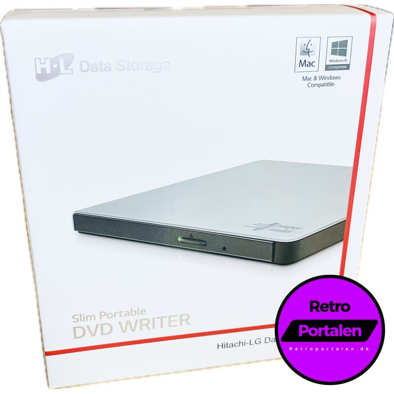 LG GP57ES40 Ekstern Diskdrev (Kr�ver PC - Info I Beskrivelse) (8809484672459) (NY)