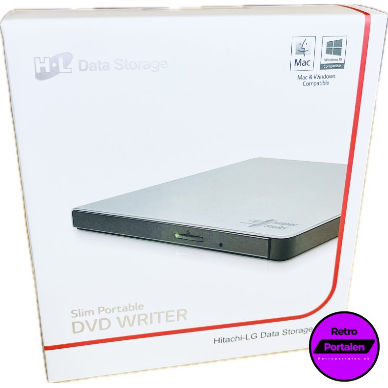 LG GP57ES40 Ekstern Diskdrev (Kr�ver PC - Info I Beskrivelse) (8809484672459) (NY)