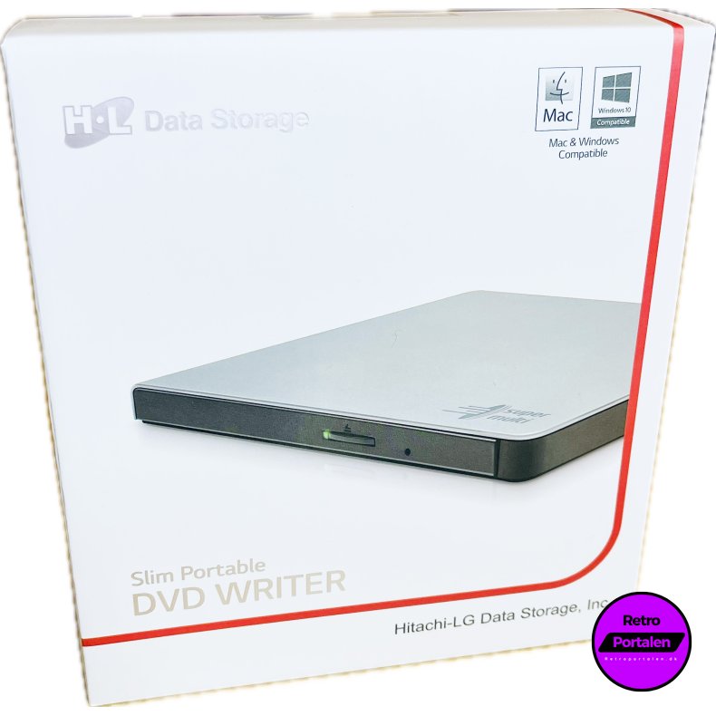 LG GP57ES40 Ekstern Diskdrev (Kr�ver PC - Info I Beskrivelse) (8809484672459) (NY)