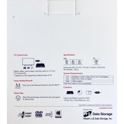 LG GP57ES40 Ekstern Diskdrev (Kr�ver PC - Info I Beskrivelse) (8809484672459) (NY)