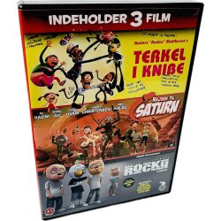 Terkel I Knibe / Rejsen Til Saturn / Martin Kellermans: Rocky (3 Film Boks) (DVD)