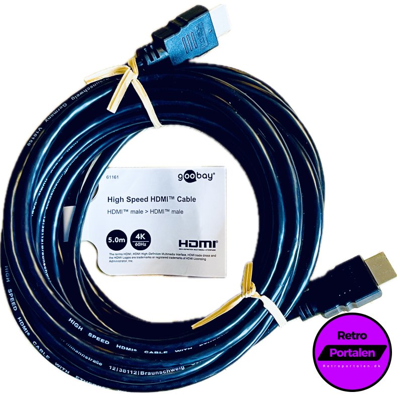 Goobay High Speed HDMI Cable (5 meter) (4K 60Hz) (4040849611612) (NY)
