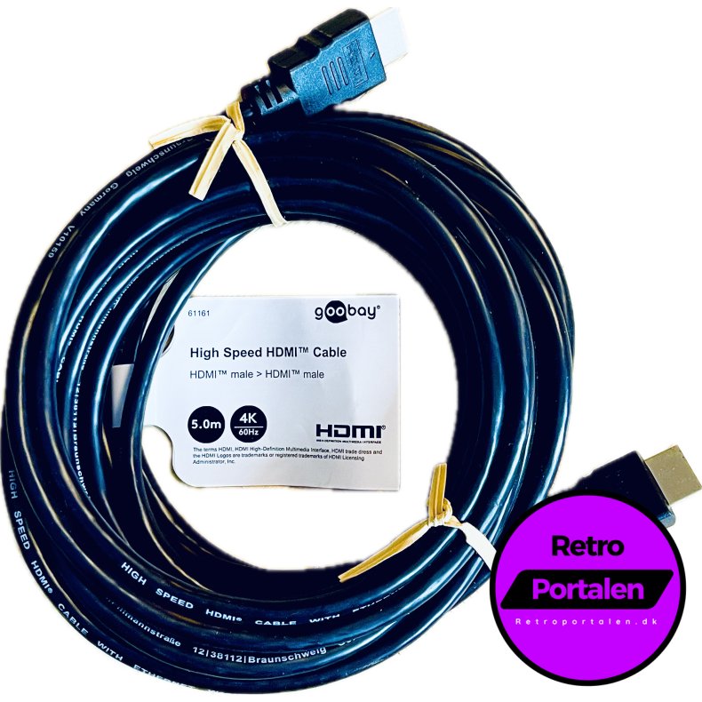 Goobay High Speed HDMI Cable (5 meter) (4K 60Hz) (4040849611612) (NY)
