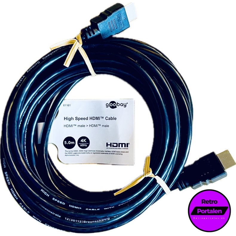 Goobay High Speed HDMI Cable (5 meter) (4K 60Hz) (4040849611612)