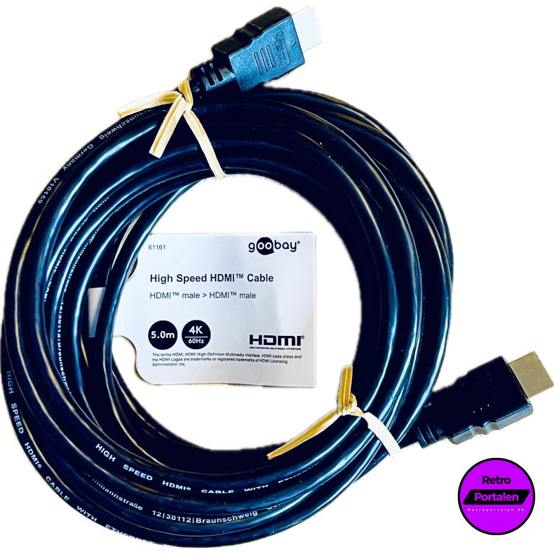 Goobay High Speed HDMI Cable (5 meter) (4K 60Hz) (4040849611612) (NY)